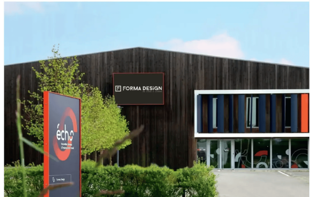 Photo du nouveau batiment Forma Design la Mézière 