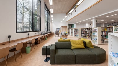 aménagement de la médiathèque le Quai des Arts