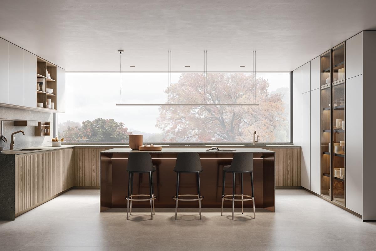 Arclinea-Thea-Table with Bench-2