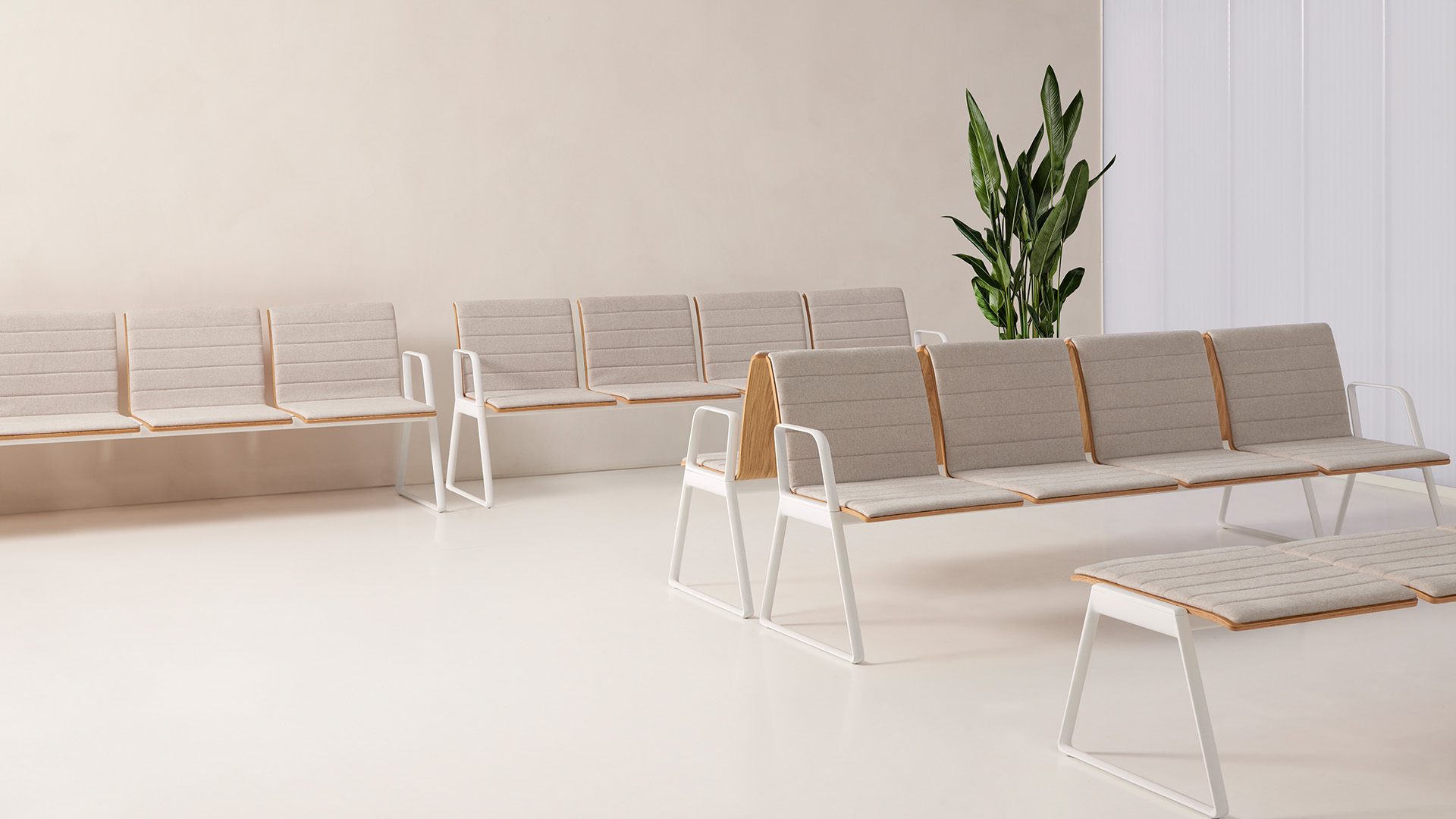 Sièges multiples salle d'attente - inclass