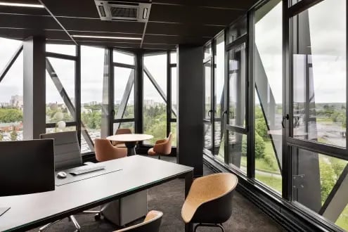 Les bureaux du siège de l'entreprise Dunamis