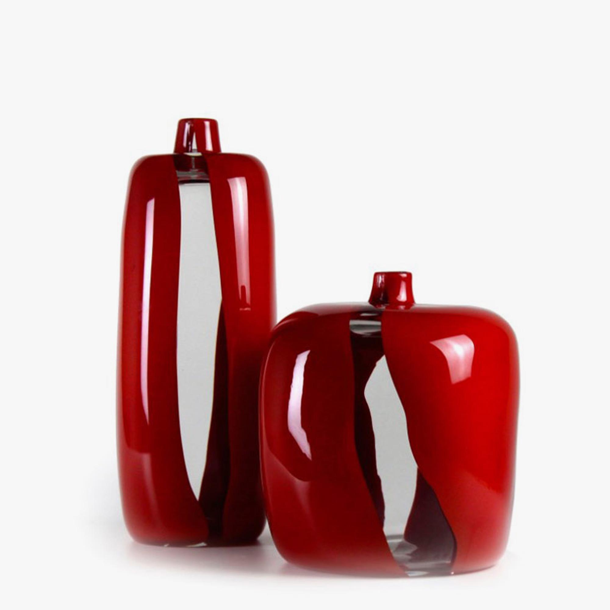 vases rouges forme pomme - Arcade