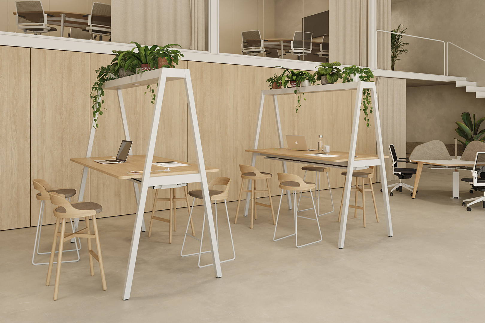 Table de bureau collaborative - Dynamobel