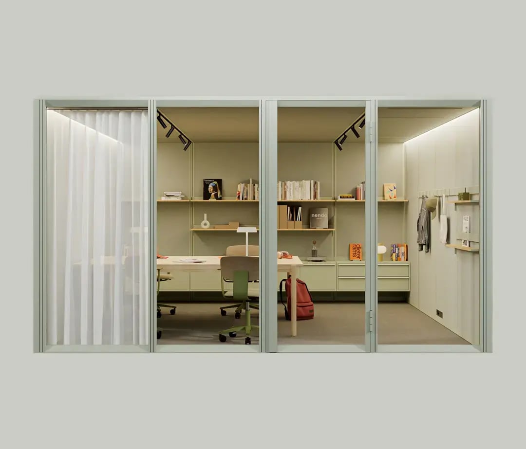 cabine acoustique modular work - mute