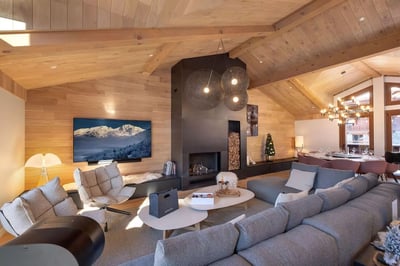 aménagement d'un chalet à courchevel