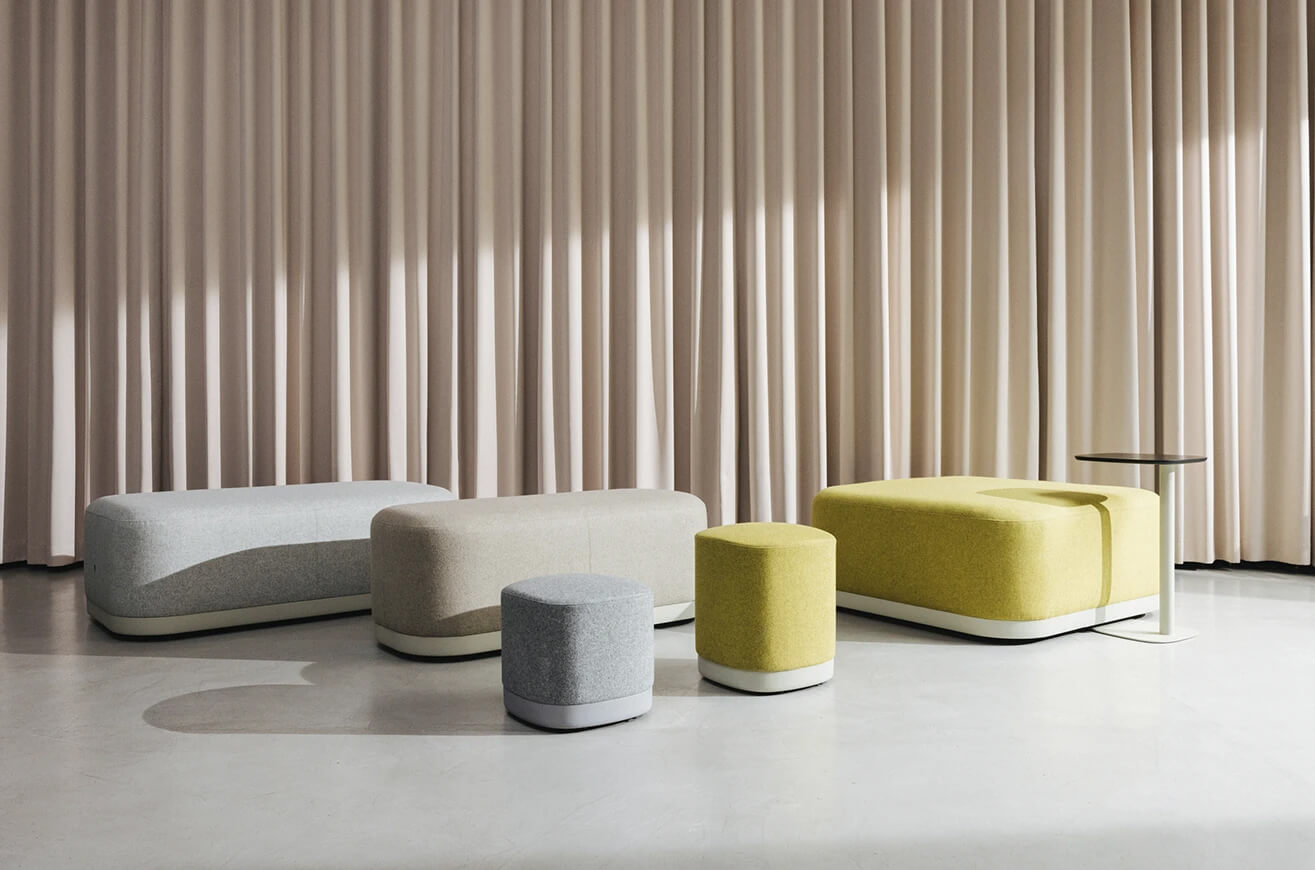 pouf zone d'attente - enea