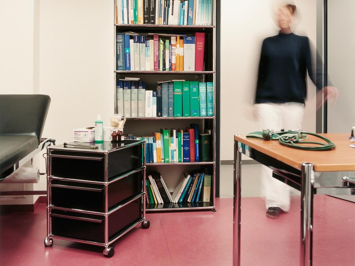 Meuble médical 3 tiroirs - USM Haller